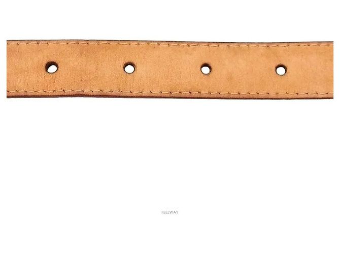 Louis Vuitton Multi Gürtel Weiß Stoff - Ansicht 4