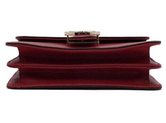 Gucci Borsa a spalla e crossbody Red Interlocking Small con catena dorata Rosso - vista 7
