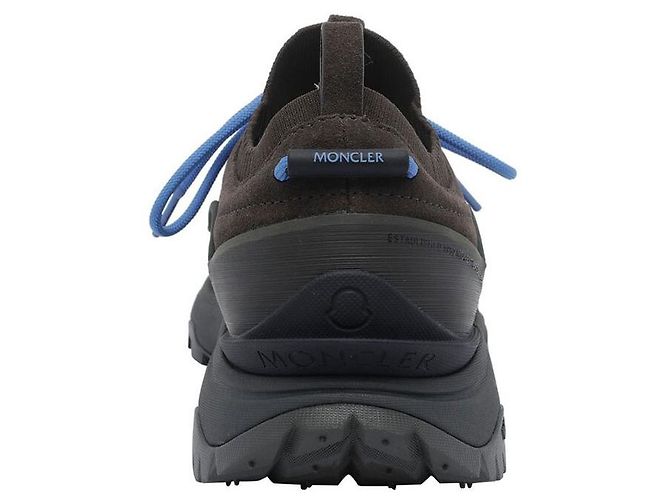 Moncler Baskets Trailgrip Light en daim marron clair - vue 4