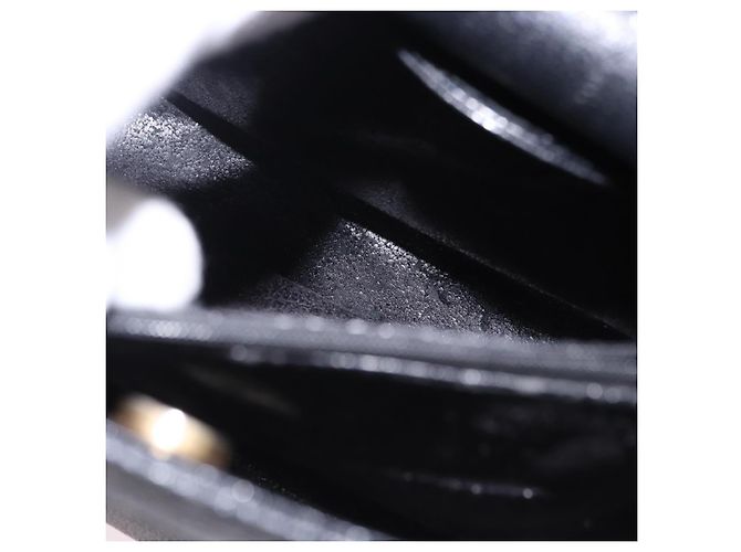 GUCCI Bolsa de Mão Bamboo Couro Preto Tom Dourado - vista 18
