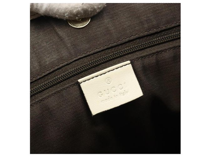 GUCCI GG Canvas Hand Bag Beige Gold 169946 - vista 16