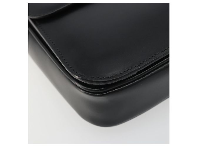 Céline CELINE Circle Shoulder Bag Leather Black Gold - vista 11