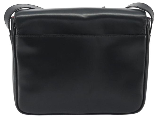 Céline CELINE Circle Shoulder Bag Leather Black Gold - vista 3