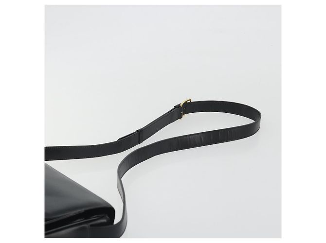 Céline CELINE Circle Shoulder Bag Leather Black Gold - vista 8