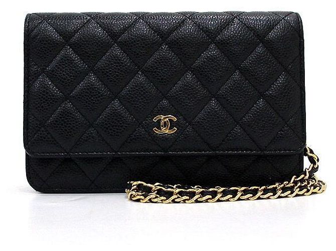 Chanel Borsa a spalla e crossbody Gold CC Chain Nero - vista 2