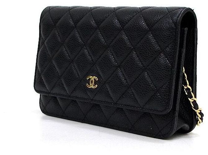 Chanel Borsa a spalla e crossbody Gold CC Chain Nero - vista 3