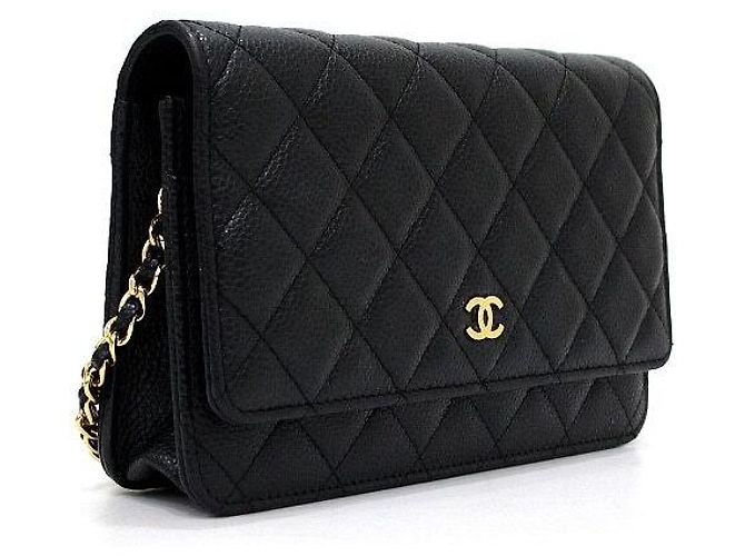 Chanel Borsa a spalla e crossbody Gold CC Chain Nero - vista 4