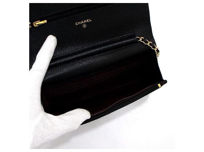Chanel Borsa a spalla e crossbody Gold CC Chain Nero - vista 6