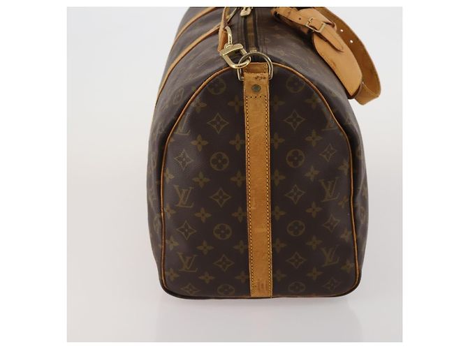 LOUIS VUITTON Monogram Keepall Bandouliere 50 Boston Bag M41416 LV - vista 4