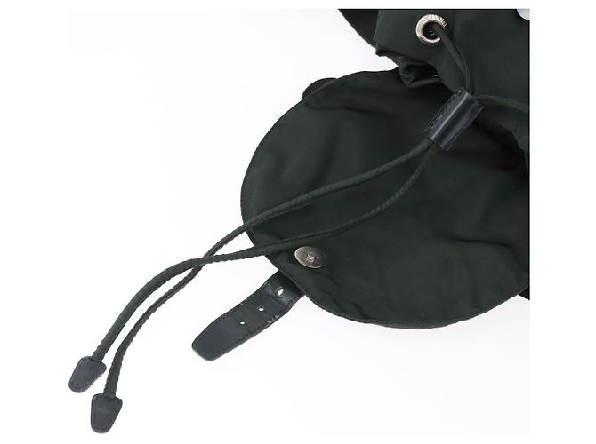 PRADA Backpack Nylon Green Silver - view 10