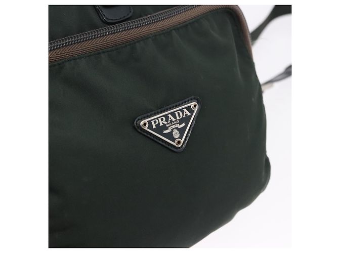 PRADA Backpack Nylon Green Silver - view 20