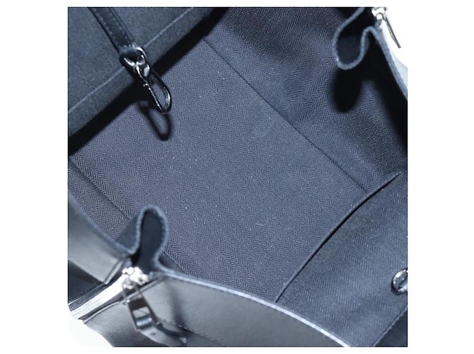 LOEWE Hammock Medium Hand Bag Leather 2way Black Silver - vista 10