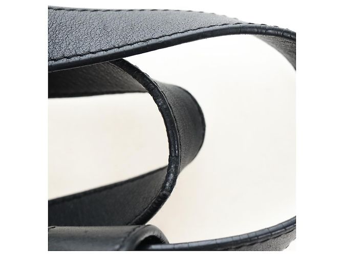LOEWE Hammock Medium Hand Bag Leather 2way Black Silver - vista 15
