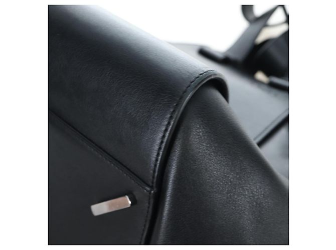 LOEWE Hammock Medium Hand Bag Leather 2way Black Silver - vista 21