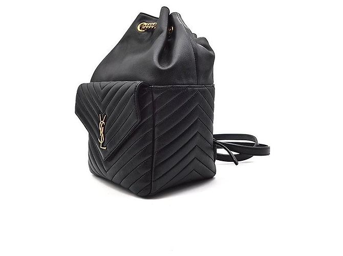 Saint Laurent Zaino Monogram Joy Nero - vista 2