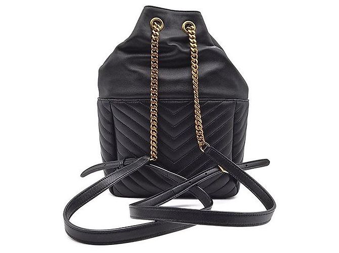 Saint Laurent Zaino Monogram Joy Nero - vista 3
