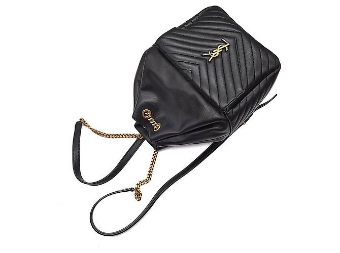 Saint Laurent Zaino Monogram Joy Nero - vista 4