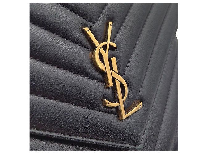 Saint Laurent Zaino Monogram Joy Nero - vista 7