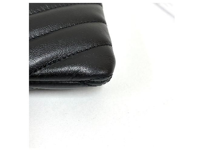 Saint Laurent Clutch Matelassé New Medium Black Nero - vista 10