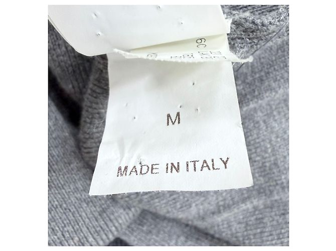 Brunello Cucinelli Cotton Knit Polo T-shirt Gray Brown - view 8