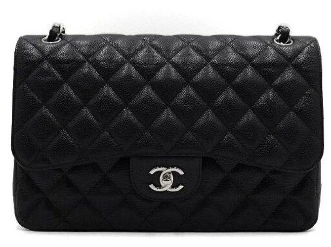 Chanel Borsa a tracolla con catena argentata Nero - vista 2