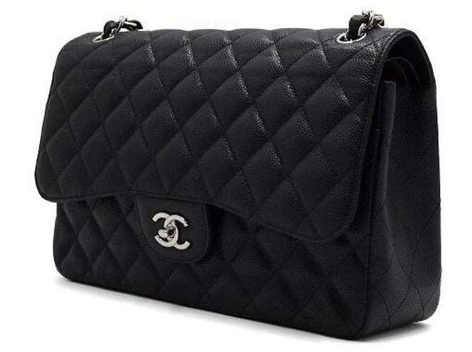 Chanel Borsa a tracolla con catena argentata Nero - vista 3