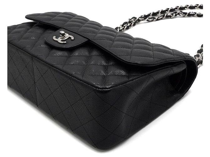 Chanel Borsa a tracolla con catena argentata Nero - vista 9