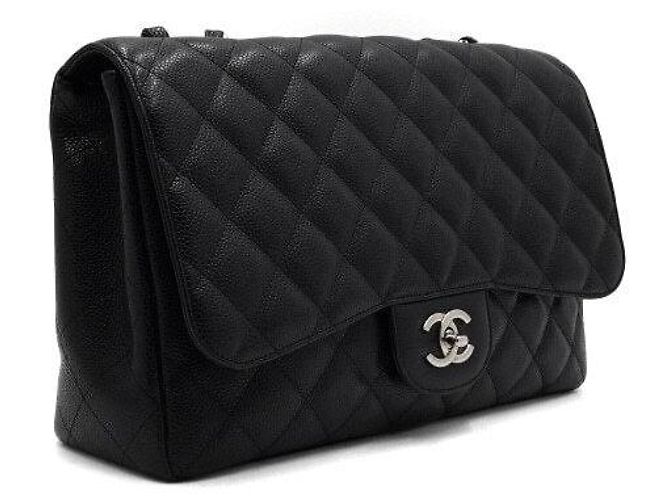 Chanel Borsa a tracolla One Flap con catena argentata Nero - vista 4