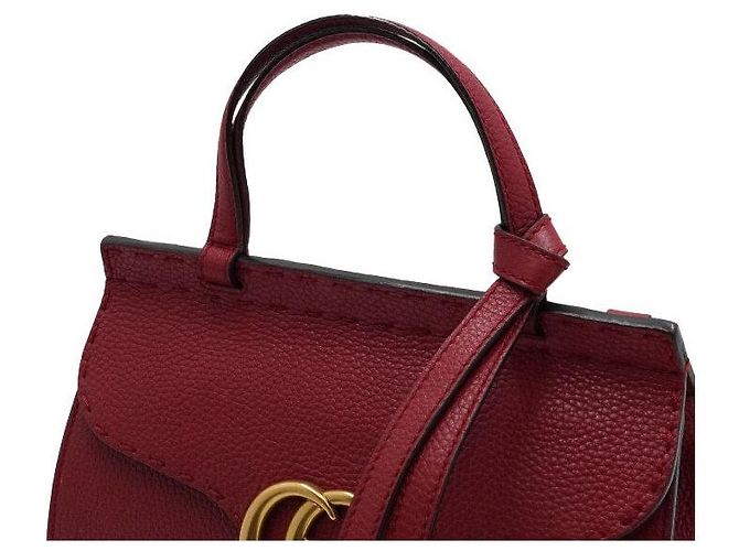 Gucci Mini borsa tote con manico e tracolla Rosso - vista 10