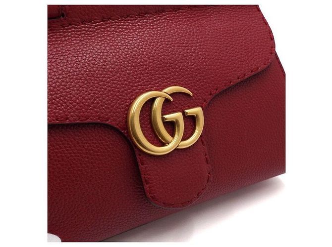 Gucci Mini borsa tote con manico e tracolla Rosso - vista 11