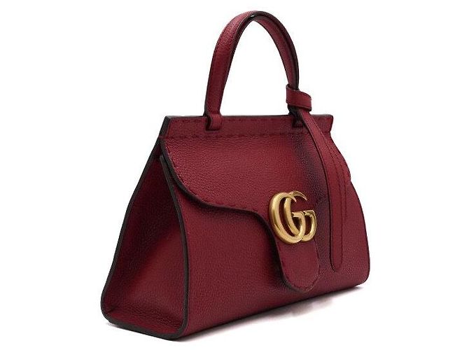 Gucci Mini borsa tote con manico e tracolla Rosso - vista 3