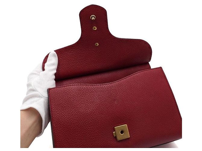 Gucci Mini borsa tote con manico e tracolla Rosso - vista 5