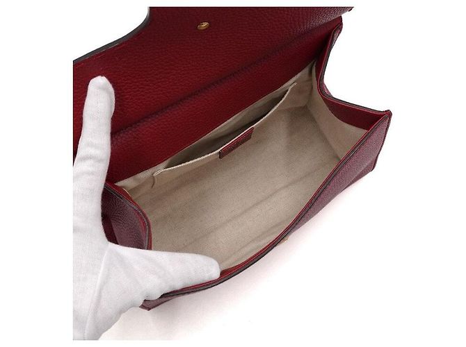 Gucci Mini borsa tote con manico e tracolla Rosso - vista 6