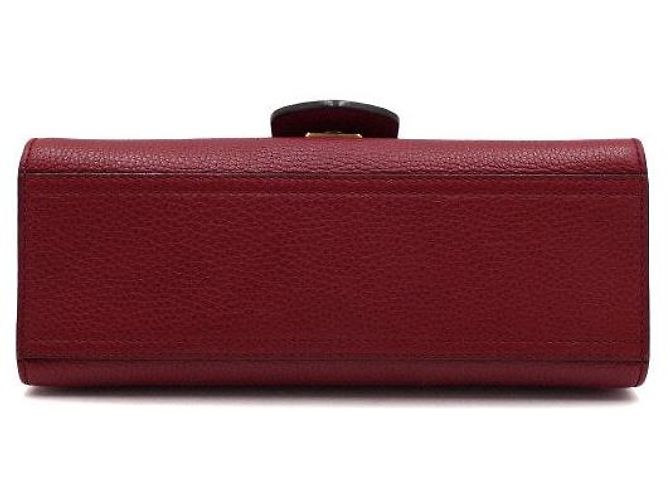 Gucci Mini borsa tote con manico e tracolla Rosso - vista 8