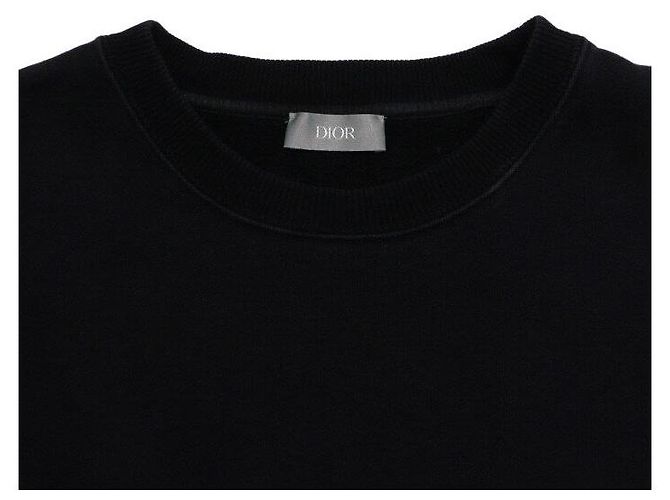 Dior Raymond Pettibon Sweatshirt für Herren aus schwarzer Baumwolle mit besticktem Logo - Ansicht 5