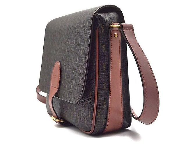 Saint Laurent Monogram Satchel Crossbody Medium Braun - Ansicht 2