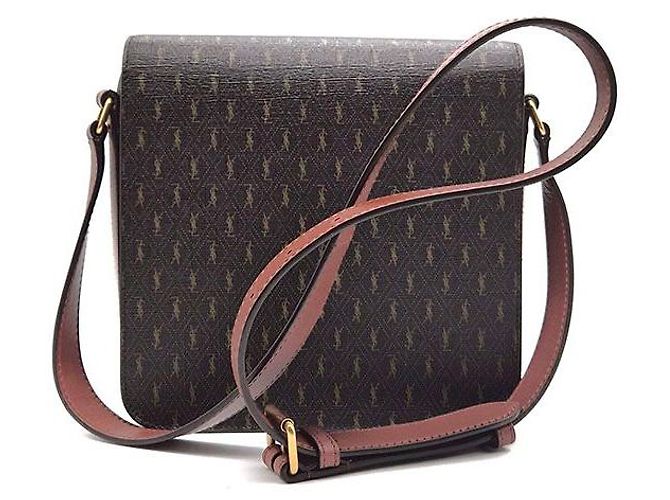 Saint Laurent Monogram Satchel Crossbody Medium Braun - Ansicht 3