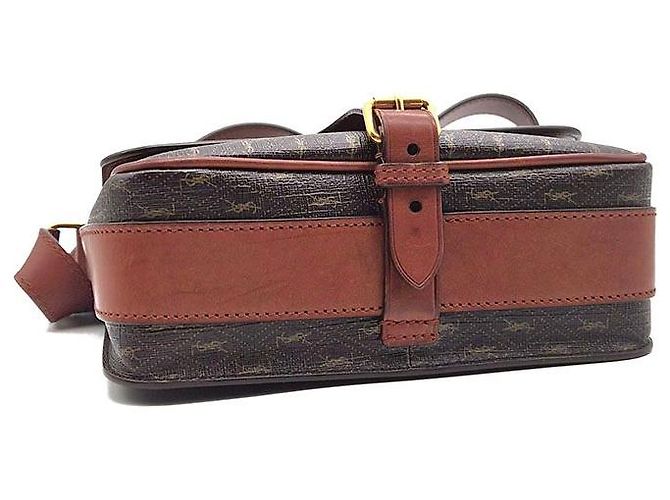 Saint Laurent Monogram Satchel Crossbody Medium Braun - Ansicht 7