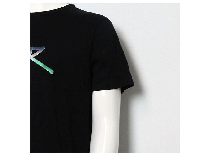 Dior Unisex T-Shirt aus Baumwolle in Schwarz mit Logo - Ansicht 3