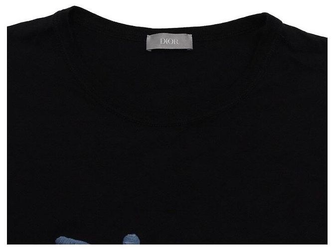 Dior Unisex T-Shirt aus Baumwolle in Schwarz mit Logo - Ansicht 5
