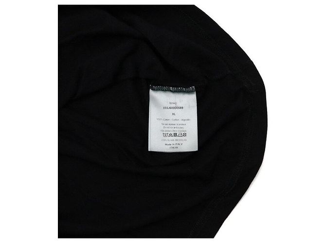 Dior Unisex T-Shirt aus Baumwolle in Schwarz mit Logo - Ansicht 6