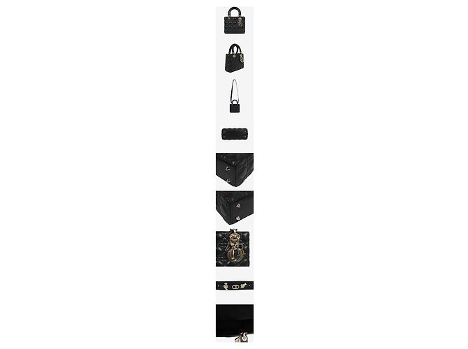 Dior Borsa a mano e a tracolla da donna inutilizzata Nero - vista 2