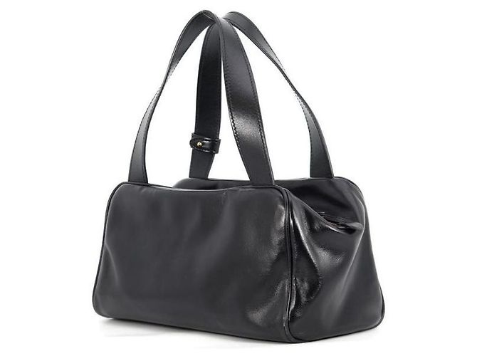 Miu Miu Borsa in pelle con manico superiore Nero - vista 4