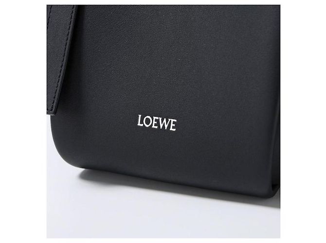 Loewe Borsa Hammock Flip in vitello classico Nero - vista 10