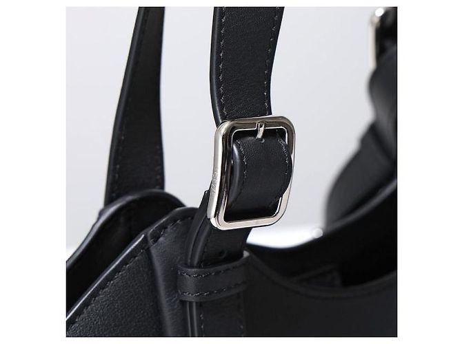 Loewe Borsa Hammock Flip in vitello classico Nero - vista 9