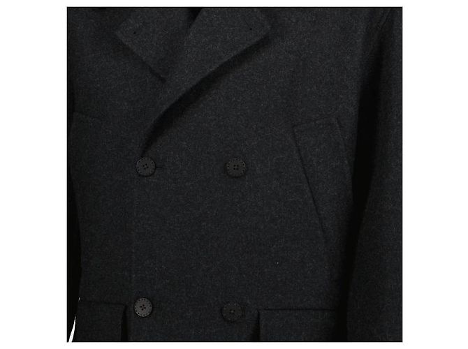Fendi Wool Coat Black - view 5