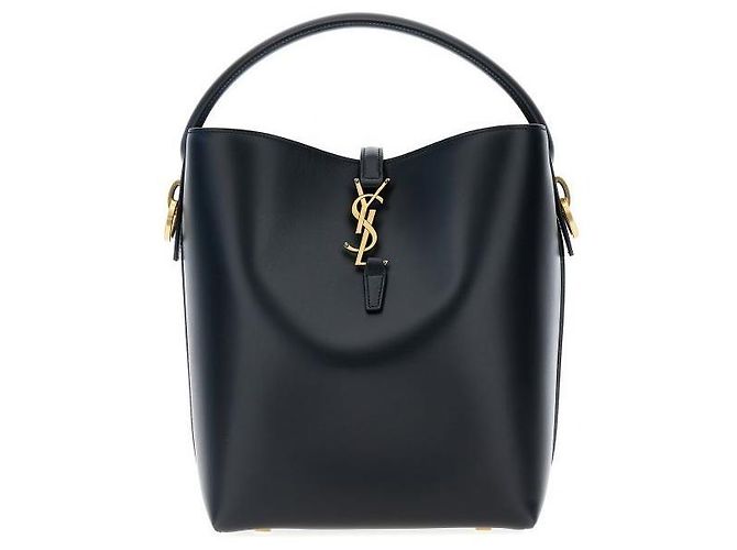 Saint Laurent Borsa a secchiello LE 37 nera Nero - vista 3
