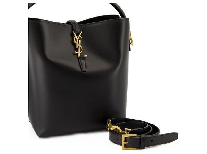 Saint Laurent Borsa a secchiello LE 37 nera Nero - vista 8