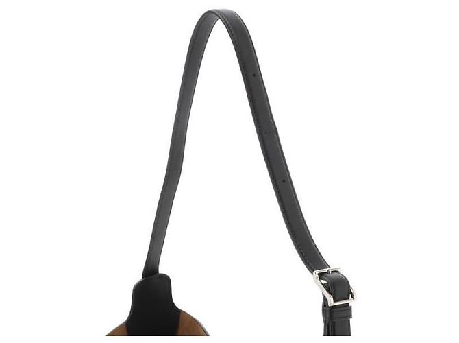 Loewe Bucket Bilbao Medium in vitello liscio Nero - vista 10