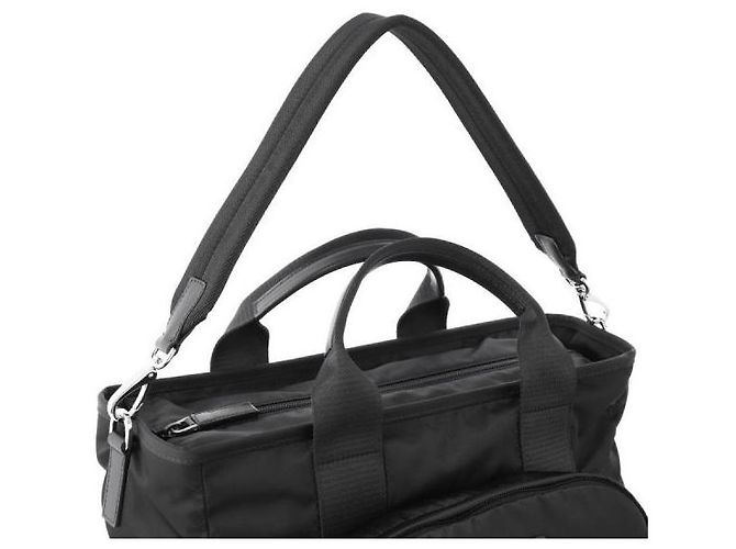 Prada Bolso tote de Re-Nylon con parche de logo triangular Negro - vista 8